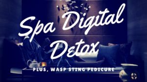 Back to Spa School Digital Detox Reduction Plan. . . plus Bee / Wasp Sting Healing Pedicure