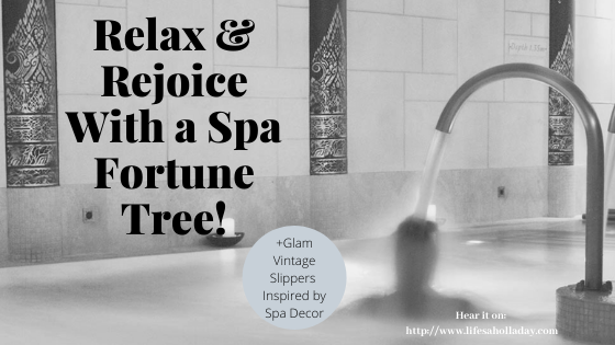 Relax Yourself & Your Holiday Guests with a Spa Fortune Tree inspo by Careys Manor